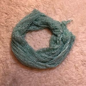 H&M Long Blue Knit Scarf